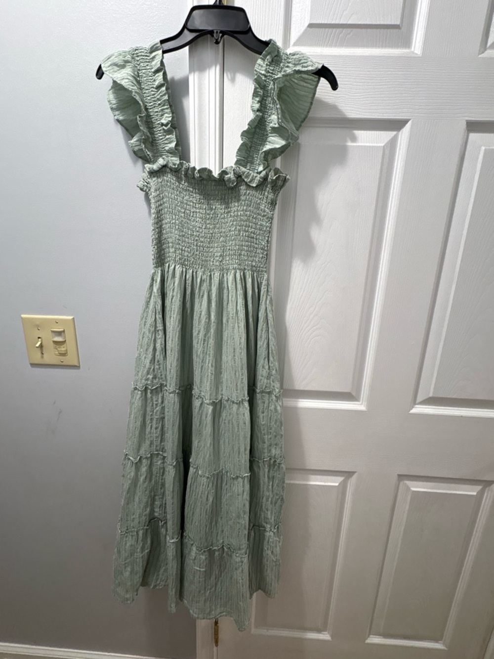 Hill House Soft Green Ellie Nap Dress Size Small - Picture 3 of 5